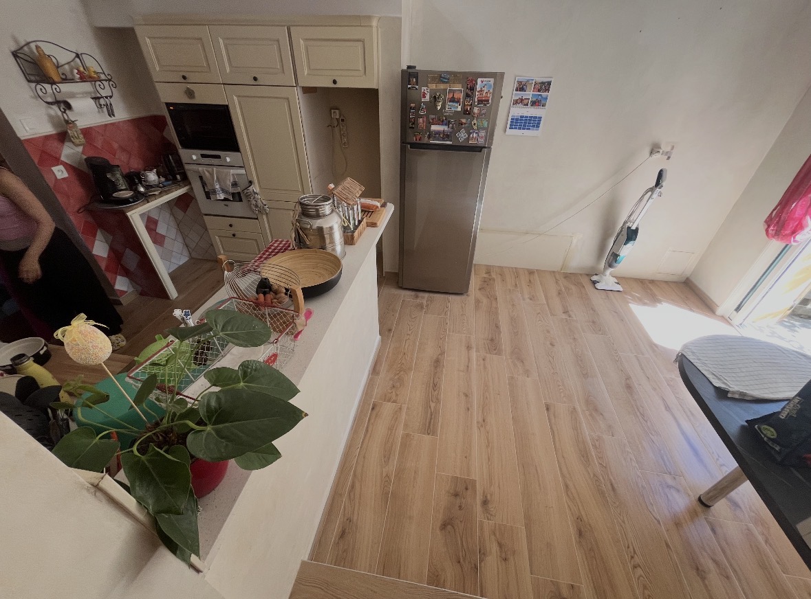 Rénovation sol de cuisine — après